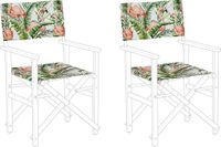 Beliani CINE - Ligstoeldoek set van 2 - Groen - Polyester