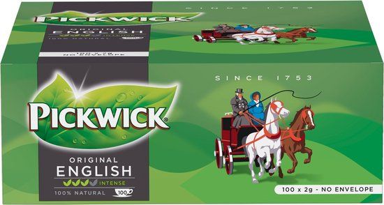 Pickwick King drank: Thee - Groene thee - Earl Grey - 1-kops - 1 stuk(s)