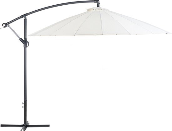 Beliani Parasol lichtbeige CALABRIA II