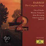 Complete Deutsche Grammophon Secrets of the Old: Complete Songs of Samuel Barber CD