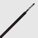 Mr.Lacy Lacets de football noirs - 1 paire - Goalies Slim Rond 4 mm x 125 cm Hexagrip