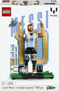 LEGO Editions Lionel Messi – Légende du football Ballon de football Jouet pour Enfants - 43015