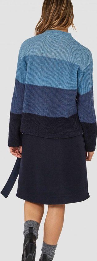 Kings of Indigo Dames May Pullover - Stripe Navy - XS - Dames