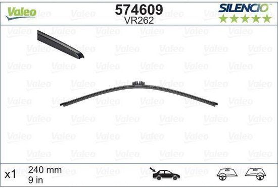 Valeo Silencio VR262 achterwisser (1x)