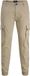 Jack & Jones Heren Broek Paul Warner Cargo Beige Maat 30/32
