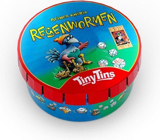 999 Games Tiny Tins Regenwormen Dobbelspel