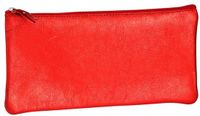 Clairefontaine leren etui, rood
