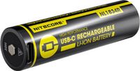 Nitecore NL1834R Li-ion 3400mAh 3.6V + Micro USB 18650