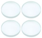 Lentille biconvexe en verre, distance focale 100 mm, diamètre 50 mm, 4 pièces