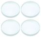 Lentille biconvexe en verre, distance focale 100 mm, diamètre 50 mm, 4 pièces