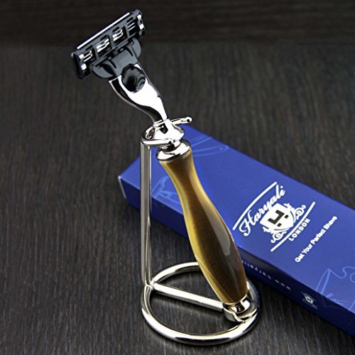 Haryali London Triple Cartridge Compatibel Razor met Designer Handvat
