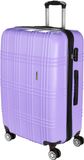 BRUBAKER Mallette rigide Bahamas - Valise de voyage extensible avec serrure à combinaison, 4 roues et poignée rétractable - Valise rigide XL, lilas