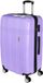 BRUBAKER Mallette rigide Bahamas - Valise de voyage extensible avec serrure à combinaison, 4 roues et poignée rétractable - Valise rigide XL, lilas