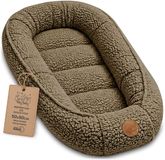 Totsy baby Knus Baby Nestje Pasgeborene – zacht draagbaar en comfortabel Nest voor Ledikant Kinderbed Wieg Babykamer en Onderweg – behaaglijk voor Jongen & Meisje 90x50 cm Donkerbeige