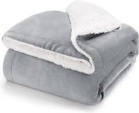 Blumtal Fleece Deken - Sherpa - 220x240 - Grijs