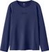 NAME IT Jongens Lange Mouwen Shirt NKMNORTH LS NREG TOP BOX Blauw Katoen Jersey Maat 116