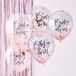 Ginger Ray TW-801 Twinkle Twinkle Ballons de confettis roses