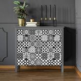 Meubelstickers, zelfklevend, tegelstickers, decoratie voor tafels, kasten, planken, 90 x 150 cm