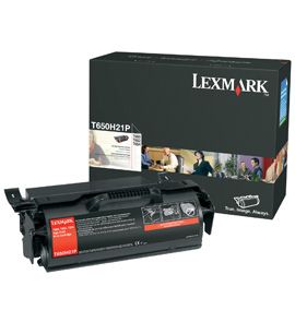 Lexmark T650H80G - Zwarte Toner - 25000 Pagina's - Compatibel met Lexmark T650/T652/T654