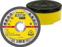 Klingspor Doorslijpschijf MP EXTRA A 346 D. 125 x 1,6 x 22,23 mm - Roestvrij staal/metaal - 340938