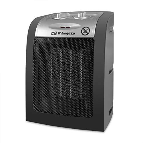 Orbegozo CR 5017 keramische ventilatorkachel, regelbare thermostaat, oververhittingsbeveiliging, kantelbeveiliging, 1500 W