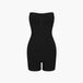 cfab - Strapless bodysuit met corrigerende shapewear en short - Zwart - 3XL