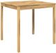 vidaXL Bartafel Wit Massief Acaciahout 110 x 108,5 x 105 cm