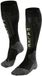 FALKE SK5 Expert Men warm dun zijde functioneel materiaal skisokken heren zwart - maat 46-48