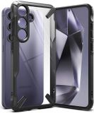 Ringke Fusion X Hoesje Geschikt voor Samsung Galaxy S24 Back Cover Transparant Zwart