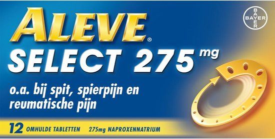 Aleve Select 275 mg Tabletten | 12 stuks
