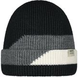 Barts Cap Donnies Zwart Polyester Unisex One Size Colorblock Herfst/Winter