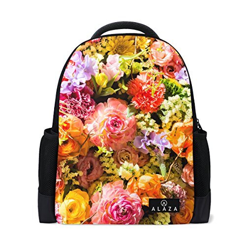 My Daily Mijn dagelijkse kleurrijke mooie bloem rugzak 14 inch laptop dagtas boekentas voor Travel College School