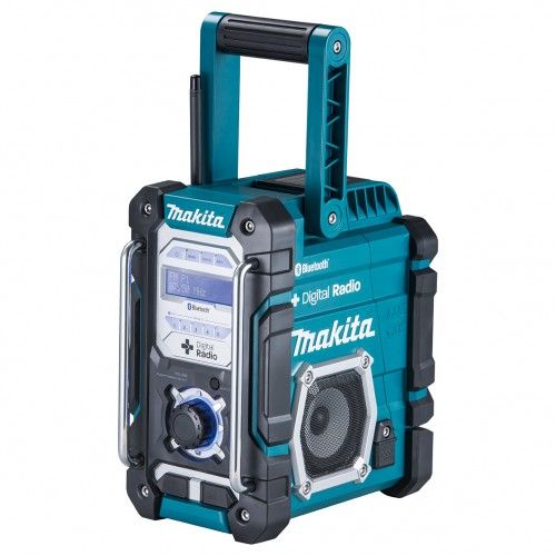 Makita DMR112 - Accu Radio - Zwart/Turkoois - Bluetooth - FM - IP64