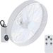 Evolar Wandventilator met Afstandsbediening - 50W - Muurventilator - Wit - EVO-WF50W