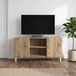 Maison Exclusive - Meuble TV : 102 x 34,5 x 50 cm, en panneau de particules avec un aspect chêne artisanal