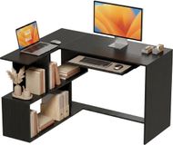 HOMCOM L-vormig bureau