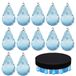 Poids pour piscine - 12 pièces - Sacs à eau - 23 x 34 cm - Sacs muraux suspendus avec crochets - PVC renforcé avec valve anti-fuite - Poids pour piscine