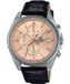 Casio Edifice EFV-610EL-5AUEF Horloge - Leer - Bruin - Ø 41 mm