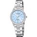 Calypso K5865/6 Polshorloge Dames Blauw Mineraalglas Staal Zilverkleurig Analoog Quartz