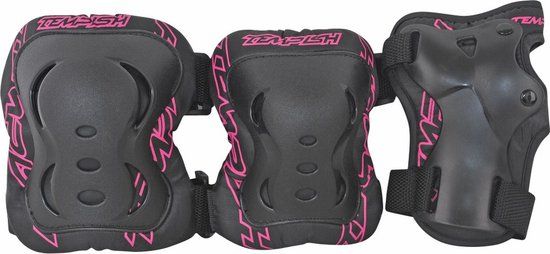 Tempish Beschermset Fid Dames Zwart/roze Maat M