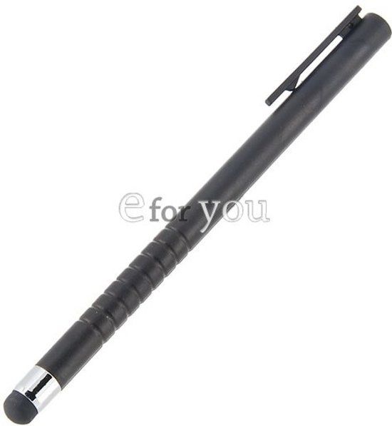 eforyou - Extra grip stylus pen voor iPhone iPod en iPad - Zwart