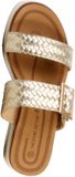 The Divine Factory JP Chaussures Sandalen met sleehak, om aan te trekken, Plateau sandalen, Vrouwen, Maat 40, Goud