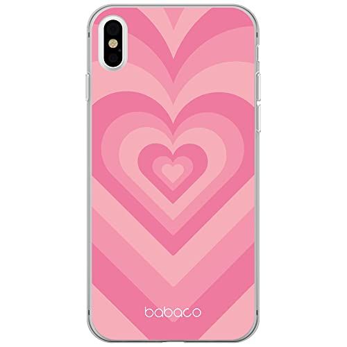 ERT GROUP mobiele telefoonhoesje voor iPhone X/XS - Babaco Hearts 007 - TPU