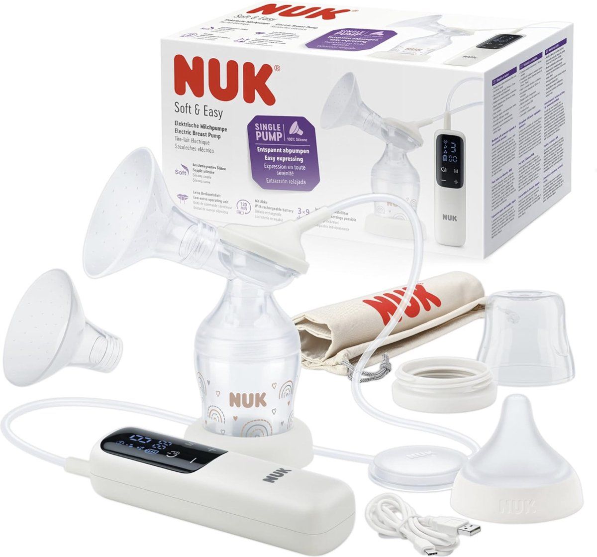 NUK Soft & Easy elektrische borstkolf