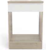 CBA Onderkast voor fornuis Romanie 60 cm-Kronberg eik/mat wit