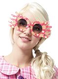 Funidelia | Lunettes Luna Lovegood pour femmes - Luna Lovegood, Harry Potter, films et cinéma, Poudlard - Accessoires pour adultes, accessoires de costume - Rose