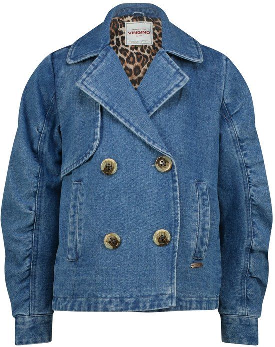 Vingino Trenny Meisjes Jas - Light Blue Stone