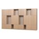 WOOOD Build Wandkast Combinatie 376 cm - Eiken Decor - Naturel
