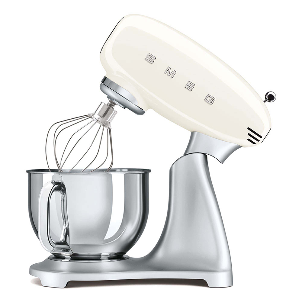 Smeg SMF02CREU - Stand Mixer - 800W - Cream/Silver
