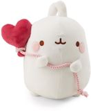 Knuffel Nici Molang Pluche Knuffel met Hartvormige Ballon, 12cm